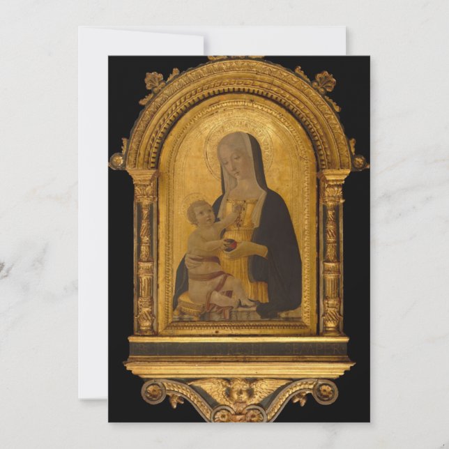 Benvenuto di Giovanni - Saint Nicholas Inbjudningar (Framsida)