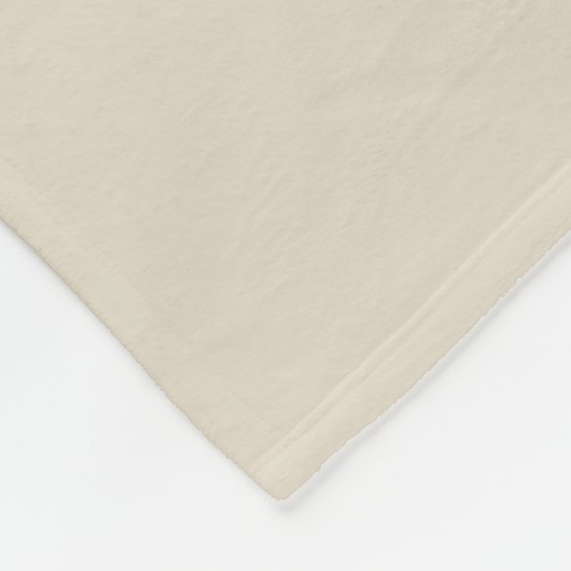 Benvit filt i fleece (Hörn)
