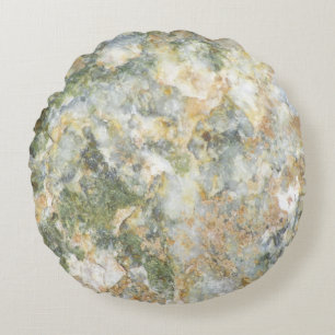 Benvit granit rund kudde