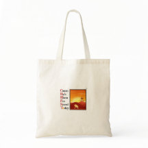 Benvit Kristus akronym Church Tote Bag