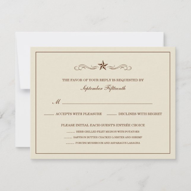 Benvit och brun Western OSA (MED MENU-OBJEKT) (Framsida)