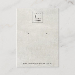 BENVITARE GRÅTT-KONCRET STUDIE-VISNING VISITKORT