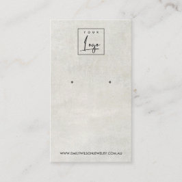 BENVITARE GRÅTT-KONCRET STUDIE-VISNING VISITKORT