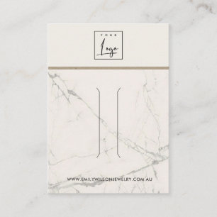 BENVITARE GRÅTT MARBLE STRUKTUR HAIR CLIP VISNING VISITKORT