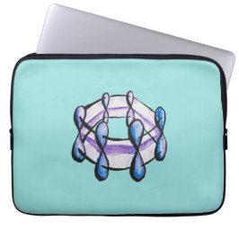 Benzene Molecule Organic Chemistry Student Lacher Laptop Fodral