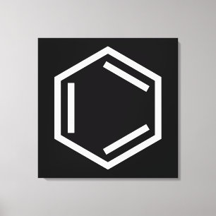 BENZENE RING SYMBOL CANVASTRYCK
