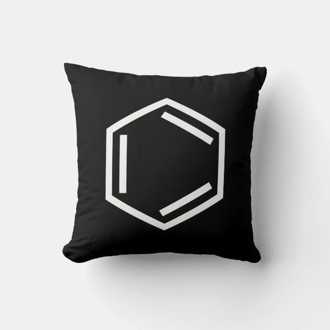 BENZENE RING SYMBOL KUDDE (Framsida)