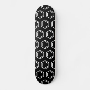 BENZENE RING SYMBOL MINI SKATEBOARD BRÄDA 18,5 CM