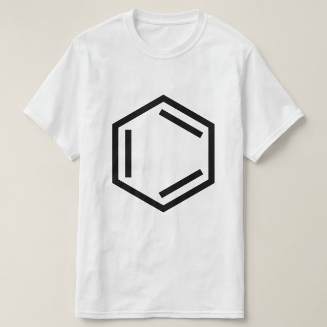 BENZENE RING SYMBOL T SHIRT (Design framsida)