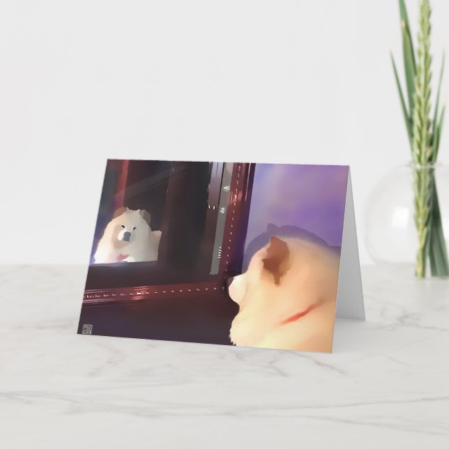 BENZI- heARTdog-chow-kort Kort (Framsida)