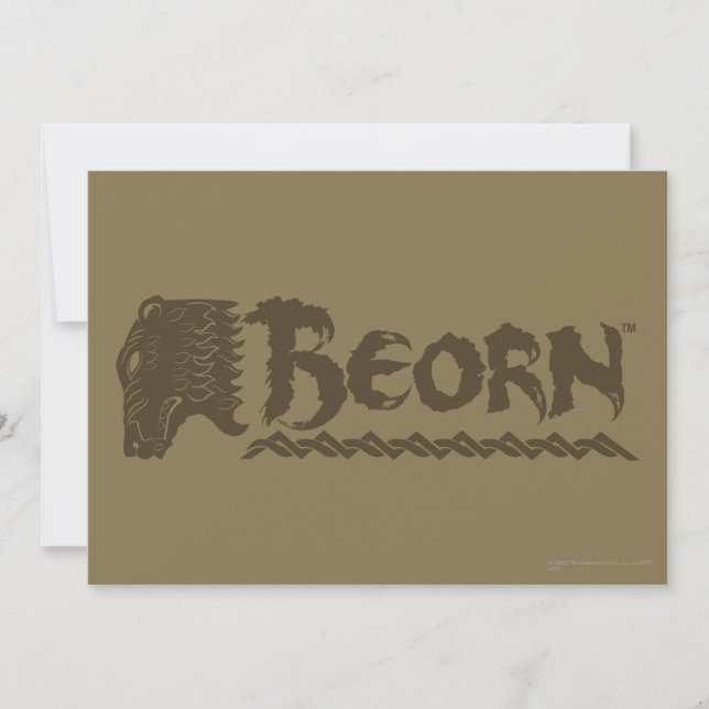 BEORN™ Bear Head Namn (Framsida)