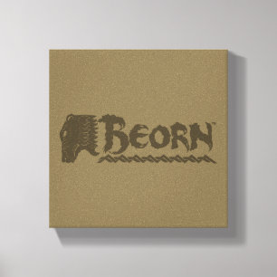 BEORN™ Bear Head Namn Canvastryck