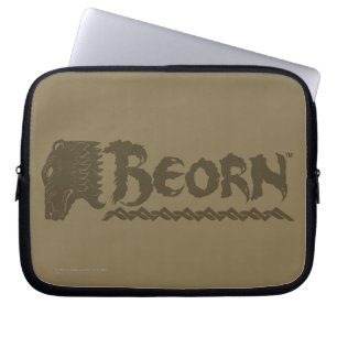 BEORN™ Bear Head Namn Laptop Fodral