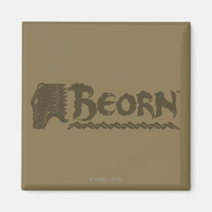BEORN™ Bear Head Namn Magnet