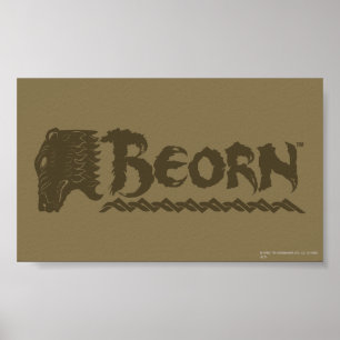 BEORN™ Bear Head Namn Poster