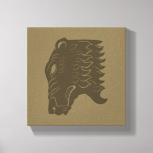 BEORN™ Bear Head-symbol Canvastryck