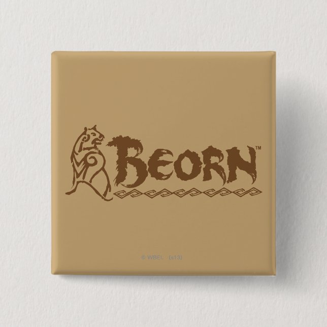 BEORN™ Bear Namn Knapp (Framsida)