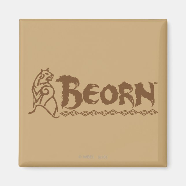 BEORN™ Bear Namn Magnet (Framsidan)