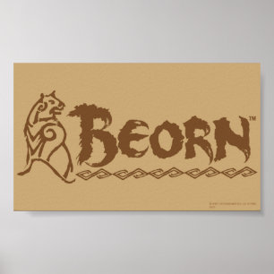 BEORN™ Bear Namn Poster
