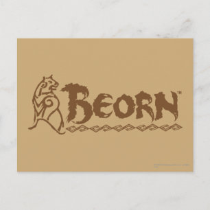 BEORN™ Bear Namn Vykort