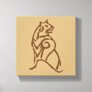 BEORN™ Bear Symbol Canvastryck