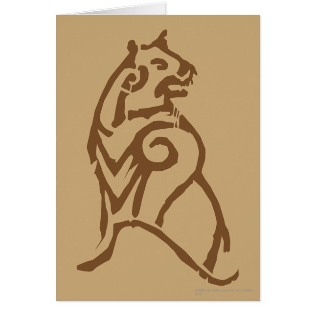 BEORN™ Bear Symbol Hälsningskort (Framsidan)