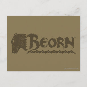 BEORN™ Björn Huvudnamn Vykort