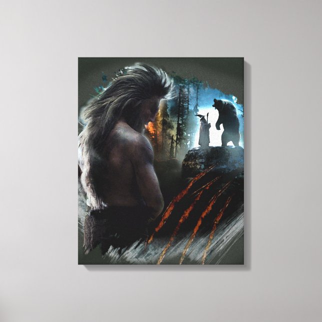 BEORN™- och Gandalf-grafik Canvastryck (Framsida)