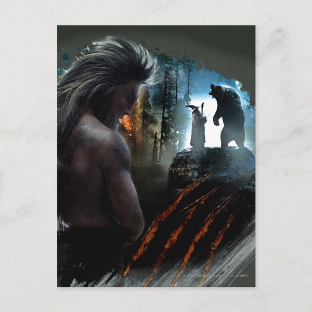 BEORN™- och Gandalf-grafik Vykort (Framsida)