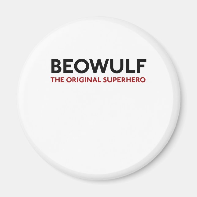 Beowulf the Original Superhjälte Magnet (Framsidan)