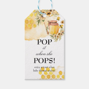 Bepop det när hon packa champagneMärkre Presentetikett