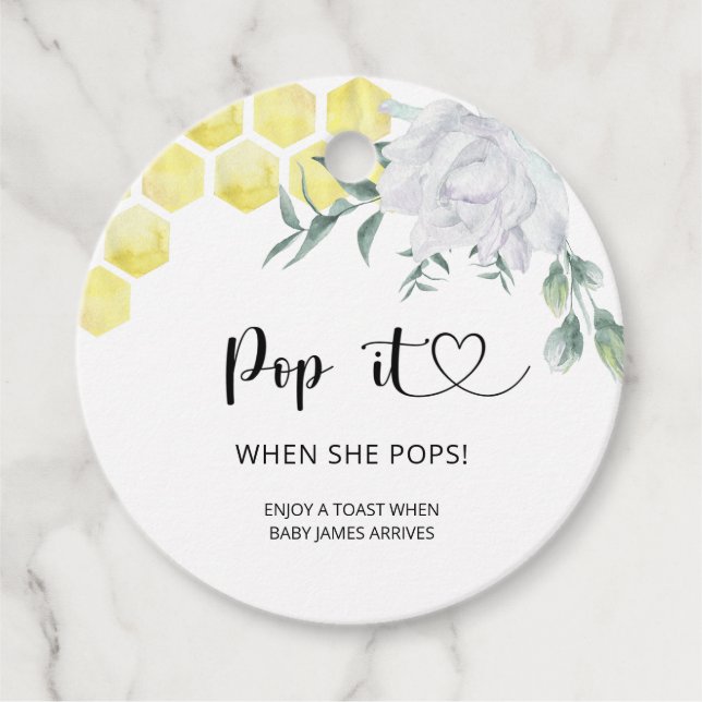 Bepop det när hon poppar gåvor etiketter (Framsida)