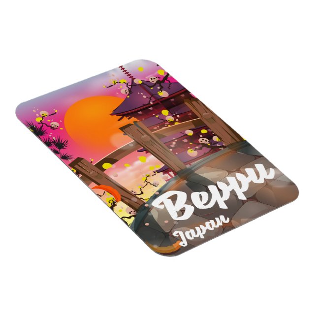 Beppu japansk reseposter magnet (Högersidan)