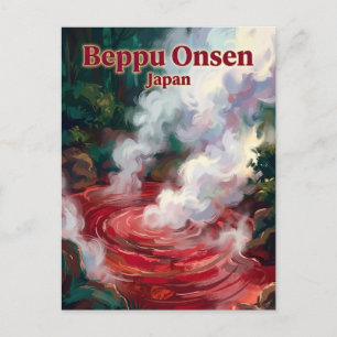 Beppu Onsen Japan Vykort