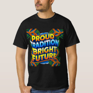 Beprövad tradition i framtiden - fetstilt textdesi t shirt