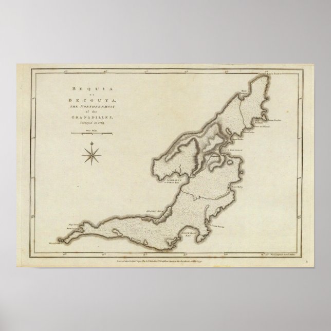 Bequia eller Becouya Poster (Framsidan)