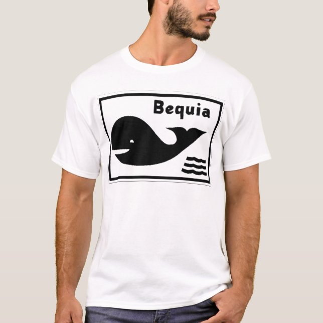Bequia flagga tee (Framsida)