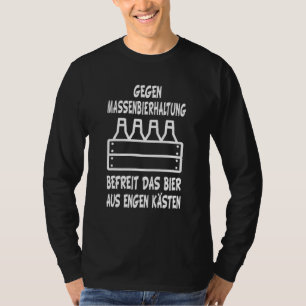 Ber Flaska White Beer Drinker mot massöl K T Shirt