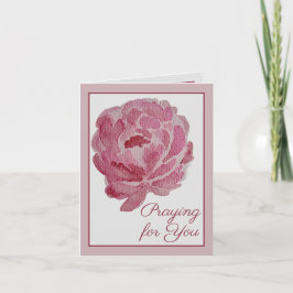 Ber för dig | Pink Peony Bön & Uppmuntran Kort