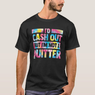 Ber pengarar ut, men han är inte ett kvitterkasino t shirt
