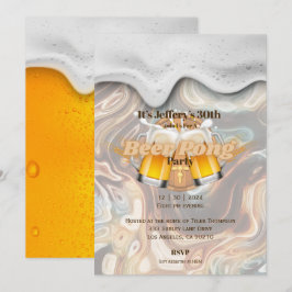 Ber-pongpartiinbjudan Inbjudningar