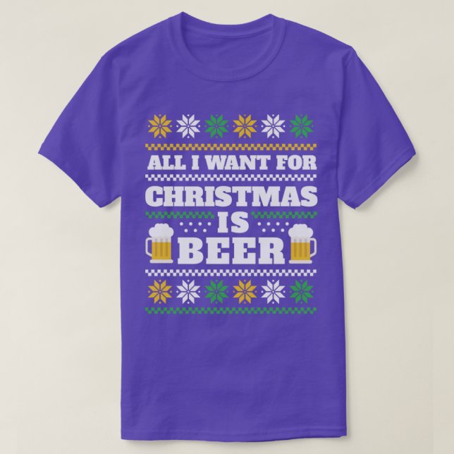 Ber Ugly Sweater T Shirt (Design framsida)