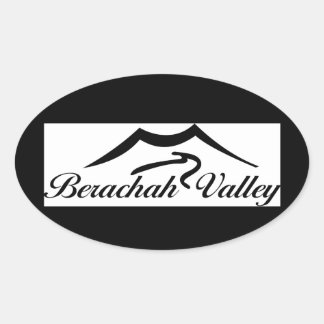 Berachah Valley Oval Sticker Ovalt Klistermärke