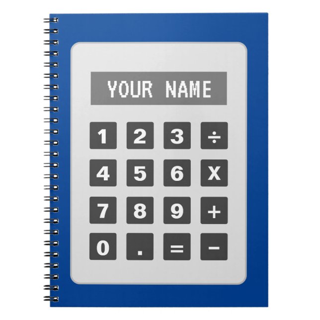 Beräkna den bärbara datorn maskin spiral med linje anteckningsbok (Framsidan)