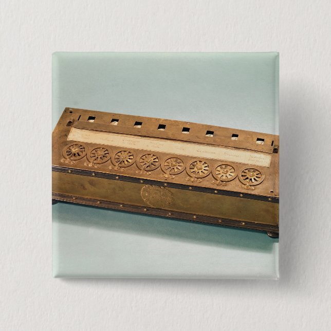 Beräkna maskin som uppfinns av Blaise Pascal Knapp (Framsida)