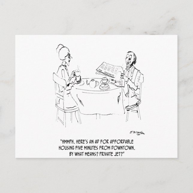 Beräkna Tecknad 1098 Vykort (Framsida)