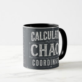 Beräknad kaoskoordinator Matematiklärare Kaffe Mugg