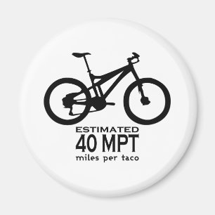 Beräknat 40 Miles per tacoen Magnet