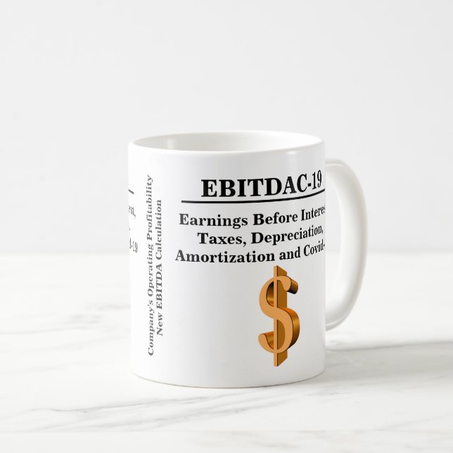 Beräkning av finansiell ny EBITDA-lönsamhet Kaffemugg (Framsida höger)