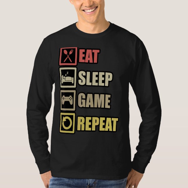 Beräkning av strömsparläge för viloläge för upprep t shirt (Framsida)